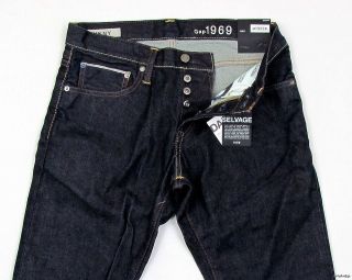 Gap 1969 Premium Redline Selvedge / Selvage Skinny Jeans sz 30 x 32 
