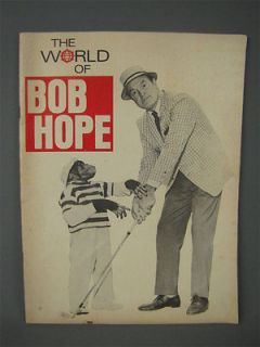 Vintage The World of Bob Hope Magazine Short Biography