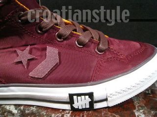 Converse Undefeated UNDFTD POORMAN WEAPON MAROON RED tawny navy black 