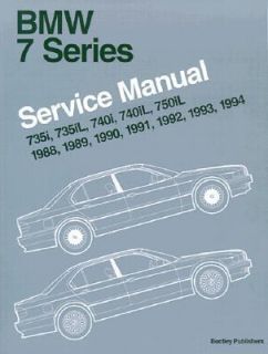 BMW 7 Series Service Manual 1988 1994 by Robert, Inc. Staff Bentley 