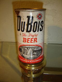 DuBois Zip Tab by the Brewers of DuBois Budweiser Empty Straight Steel 
