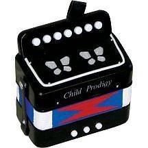 Black Accordion Chil​ds Musical Toy Kids squeeze box Melodeon