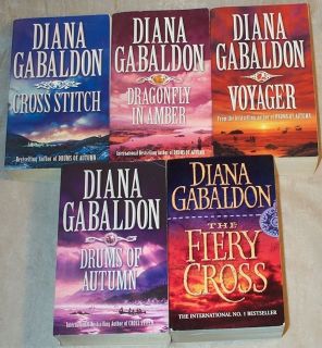 Lot 5 Diana Gabaldon CROSS STITCH Outlander DRAGONFLY Voyager FIERY 