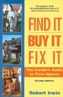   to Fixer Uppers by Robert Irwin 2000, Book, Other, Revised