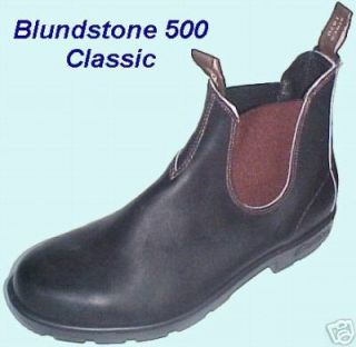 BLUNDSTONE 500 Classic Stout Brown Boots   New, Unworn