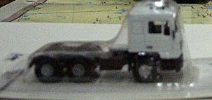 Boley HO 1/87 Die Cast Cab Over 3 Axle Tractor Truck White 20279