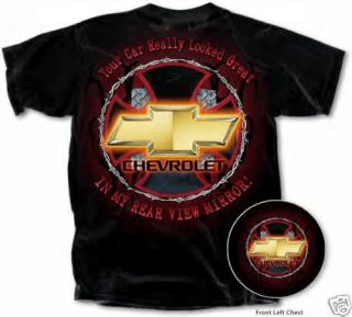 Chevy Bow Tie Chevrolet Race Car Your Car Looked Great Mens Tee Shirt 