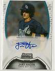 Jake Hager 2011 Bowman Sterling RC Auto #BSP JH Prospect TAMPA BAY TB 