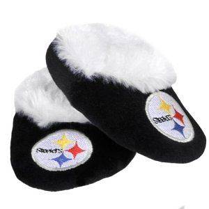   Steelers NFL Football Logo Baby Bootie Slippers Shoes   Choose Size