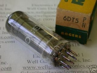 ROGERS 6DT5 PN VINTAGE ELECTRONIC TUBE NOS CANADA MADE