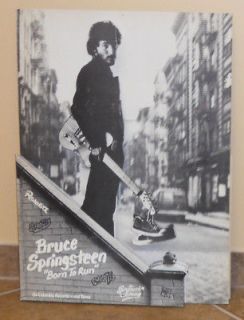bruce springsteen born to run poster in Music Memorabilia