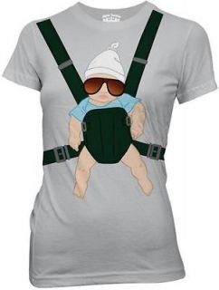 The Hangover Baby Carrier T Shirt Alan Tee Shirt Licensed Junior S XL 