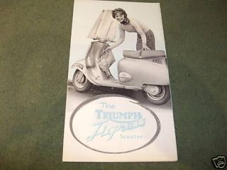 Triumph Tigress Sales Brochure 1961 NOS