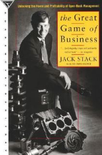   Book Management by Bo Burlingham and Jack Stack 1994, Paperback