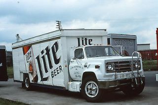   Miller Lite Beer Delivery Truck 1993 Bowling Green OH Original Slide