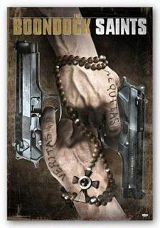 MOVIE POSTER Boondock Saints Rosary Beads and Guns