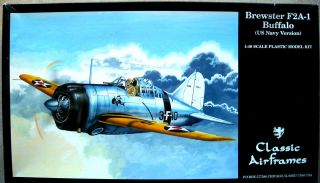 Classic Airframes 1/48 Brewster F2A 1 Buffalo (US Navy Version)