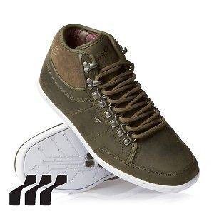 Boxfresh Swapp D Prem Mens Trainers Shoes   Forest Green/Cordovan