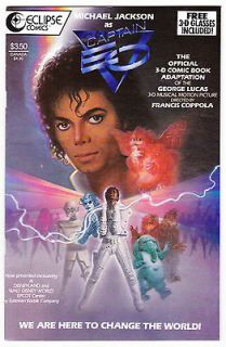   EO 3 D #1, July 1987, Eclipse Comics Michael Jackson, George Lucas