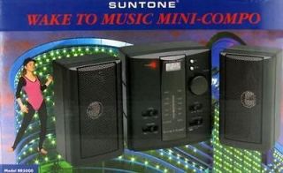 Suntone STOCKING IDEAS Miniature Radio W/ Mini Dual Speakers, small 