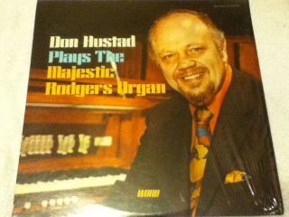 Don Hustad Plays the Majestic Rodgers Organ LP 1973 Word 8544 RARE