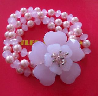 pink pearl bracelet in Fashion Jewelry