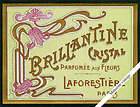 Vintage French Perfume Soap Label LA FORESTIERE, PARIS Brillantine 