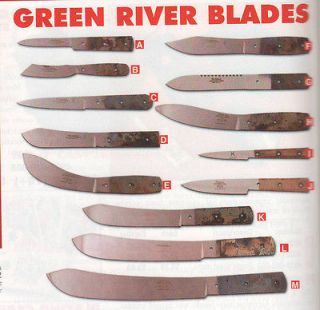 Green River Knife Blades,High Carbon Steel,Butcher,​Hunter,Skinner 