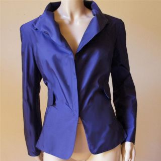 CARLA ZAMPATTI Violet Blue Jacket + Skirt Suit 14 Mother of the Bride 