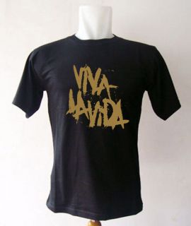 New 2012 COLDPLAY The VIVA LA VIDA logo T shirt size s m l xl 2xl 3XL 