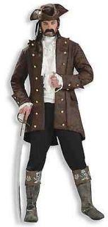 pirate jacket costume buccaneer carribean captain coat men standard 