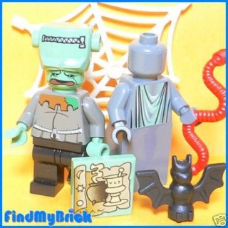 GT120 Lego Custom Frankenstein & Ghost Minifigures  NEW