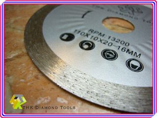 200mm ( 8 ) Diamond segment sintered continuous rim TILE SAW BLADE 