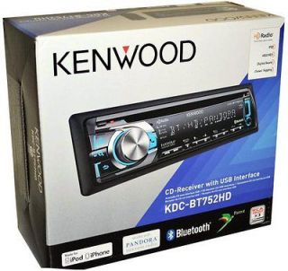 Kenwood KDC BT752HD Built in HD Radio / Bluetooth/ CD /AM /FM /USB/ 