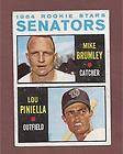 1964 Topps (RCs) LOU PINIELLA / MIKE BRUMLEY #167 Senators