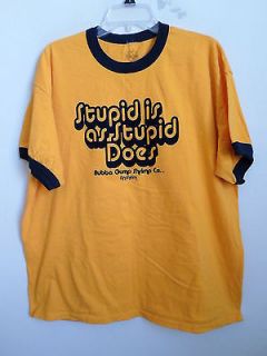 BUBBA GUMP SHRIMP CO. sz XL STUPID IS AS STUPID DOES T Shirt forrest