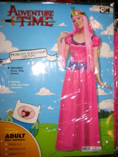   Time LICENSED Adult Womens Costume Cartoon Network Princess Bubblegum