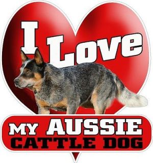 my Australian cattle dog is my best friend bumper sticker