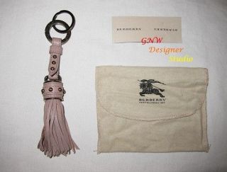 BURBERRY LONDON LUXURY DESIGNER KEY RING / TAG MADE IN ITALY UK STOCK 