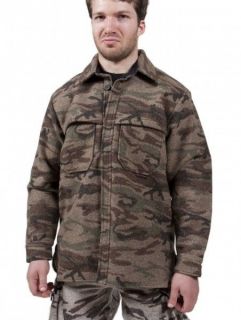 King Of The Mountain woolens Bushman shirt (ALL SIZES) Autumn brown 