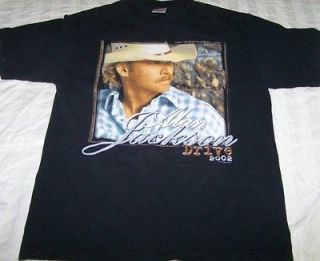 Alan Jackson Drive Tour 2002 Shirt Medium Country Music Concert Vtg
