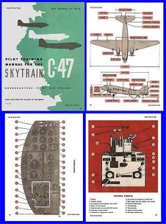 C47 Skytrain Dakota DC3   Pilot Training Manual on CD