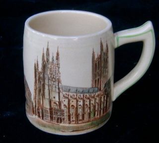 Burleigh Brentleigh Ware Staffordshire Canterbury Cathedral Mug A1