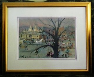 United in Faith   P Buckley Moss   Members Only  Professionally Framed 