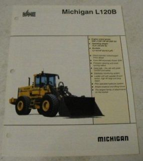 Michigan ca. 1990   1995 L120B Loader Sales Brochure