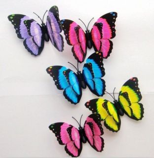  3D Artificial Butterfly for Wedding Decorations 7cm 