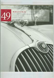 BROOKS CLASSIC CAR AUCTION CATALOGUE LONDON 8/5/96