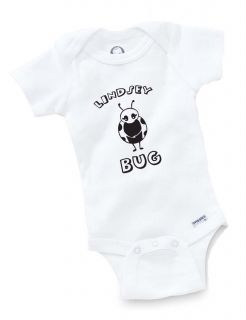 Lady Bug Personalized Onesie Baby Shower Gift Geek Funny Cute Custom 