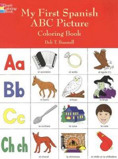   ABC Picture Coloring Book by Deb T. Bunnell 1998, Paperback
