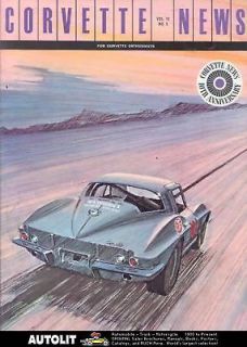 1967 Corvette News Magazine Vol 10 #5 Wally Parks NHRA